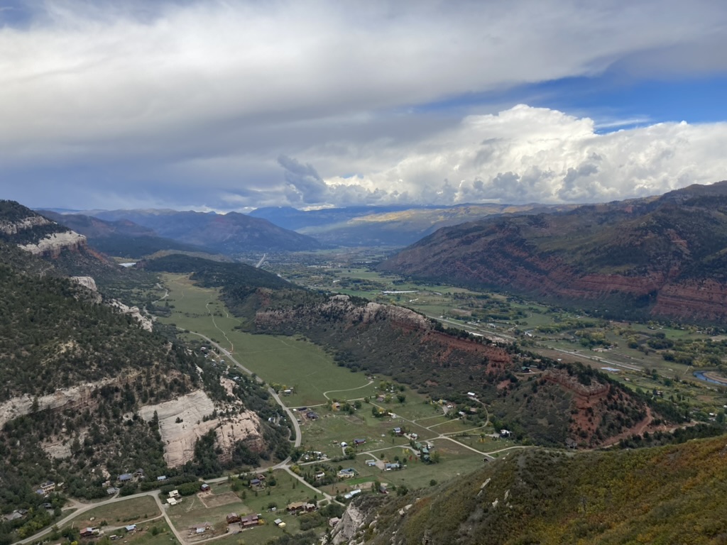 Colorado mountain valley